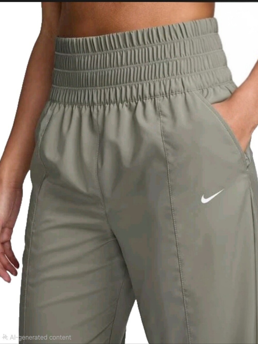 Nike Dri-FIT Women's Ultra High-Waisted Fitted Training Pants Size 3X